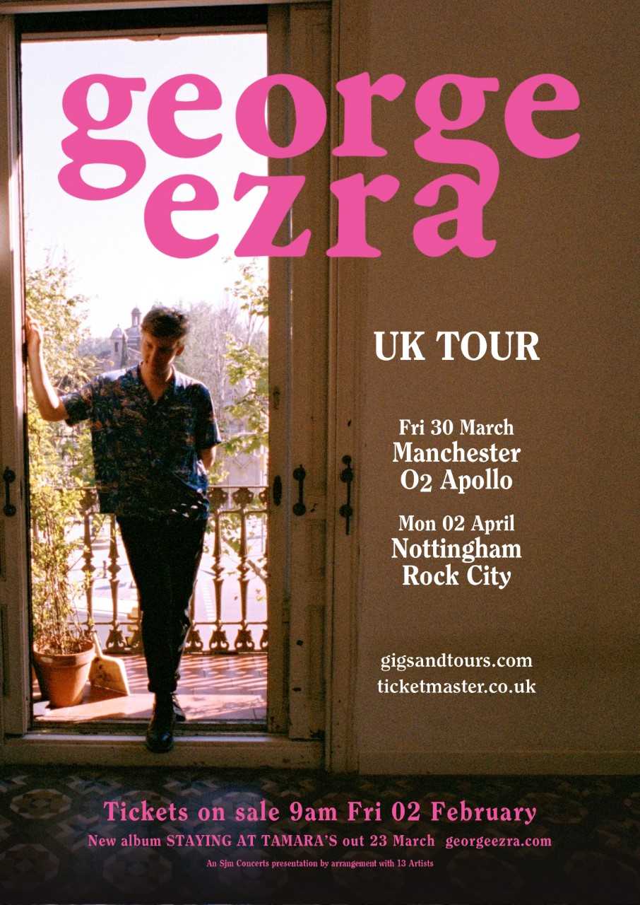 george ezra tour opening act